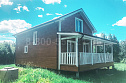 Полутораэтажный каркасный дом 12х7,5м. в Новгородской области.
