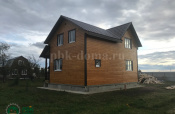 Полутораэтажный каркасный дом «Вычегда» 9х7