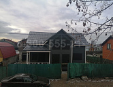 Каркасный дом 12 на 7.5 м. с полуторным этажом.