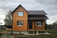 Полутораэтажный каркасный дом «Вычегда» 9х7