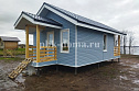 Одноэтажный каркасный дом 8 на 5м в Новгородской области д. Базарово.